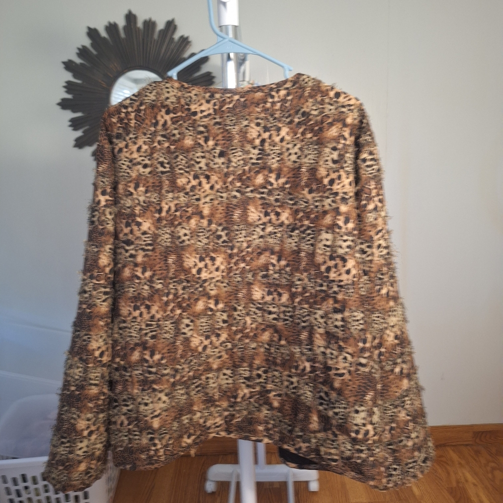 Chico's Multicolor Teddy Jacket - image 5